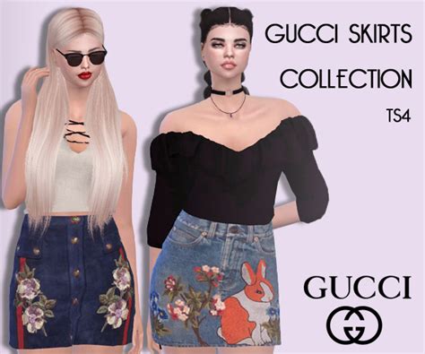 gucci wrap skirt|gucci skirt sims 4.